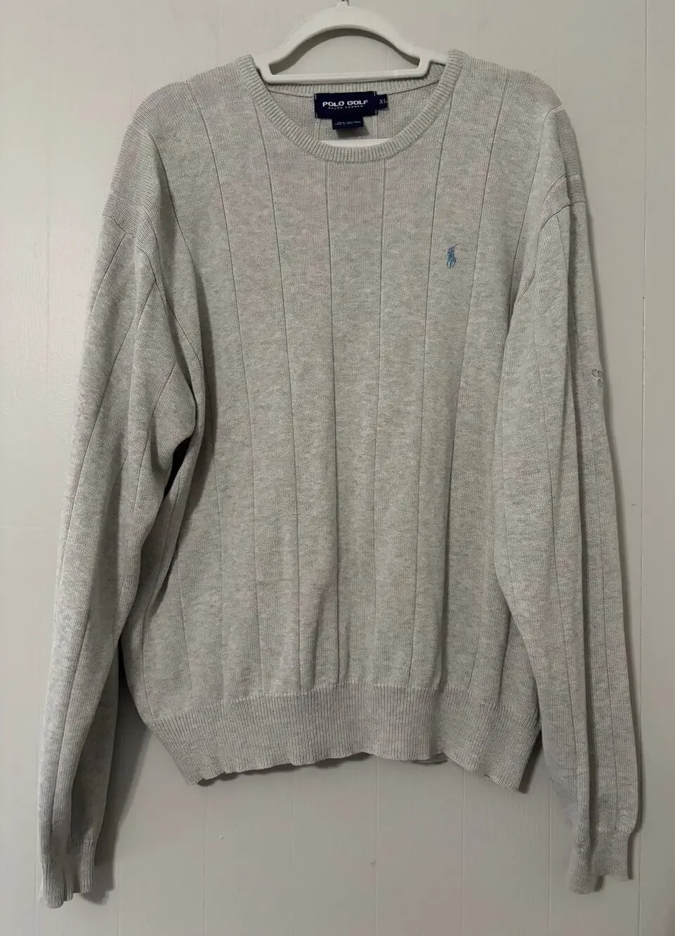 Ralph Lauren Polo Golf Canterbury Golf Club Long Sleeve Light Weight Sweater XL